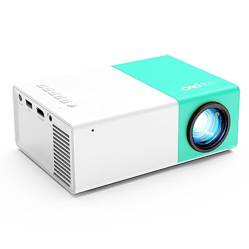 Mini Beamer, wepvo Beamer tragbarer Projektor Unterstützung 1080P tragbarer HD-Filmprojektor, Projektor im Freien für Heimkino, kompatibel mit Smartphone/Tablet/TV Stick/USB-Laufwerk (YG300Plus Max) Mini Beamer, wepvo Beamer tragbarer Projektor Unterstützung 1080P tragbarer HD-Filmprojektor, Projektor im Freien für Heimkino, kompatibel mit Smartphone/Tablet/TV Stick/USB-Laufwerk (YG300Plus Max) von wepvo
