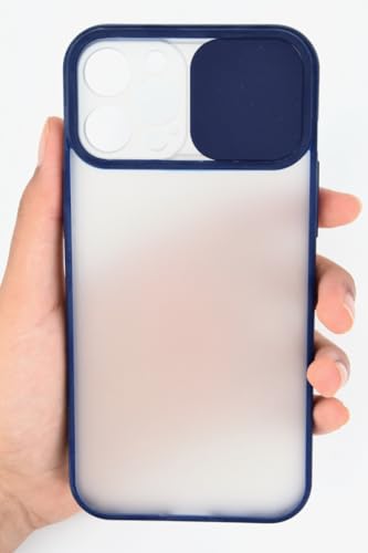 Schutzhülle für iPhone 12 Pro Max, mit Kamera-Schutz, stoßfest, TPU, Acryl (blau) von werevu