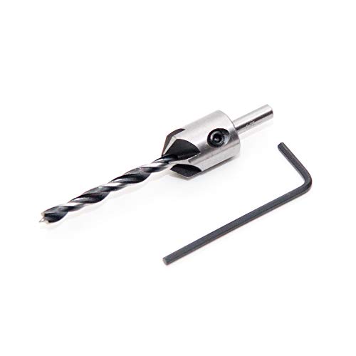 Holzbohrer mit WS-Aufstecksenker 90° Bohrer-Senker Senker Aufstecksenker (Ø 5 mm) von werkzeugundzubehoer_com