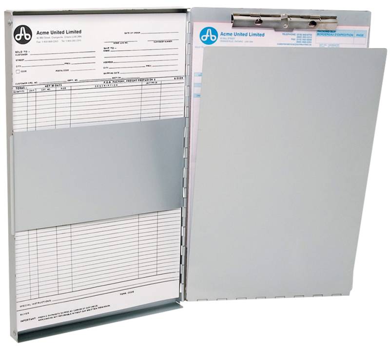 WESTCOTT Formularhalter-Box aus Aluminium, DIN A4 von westcott