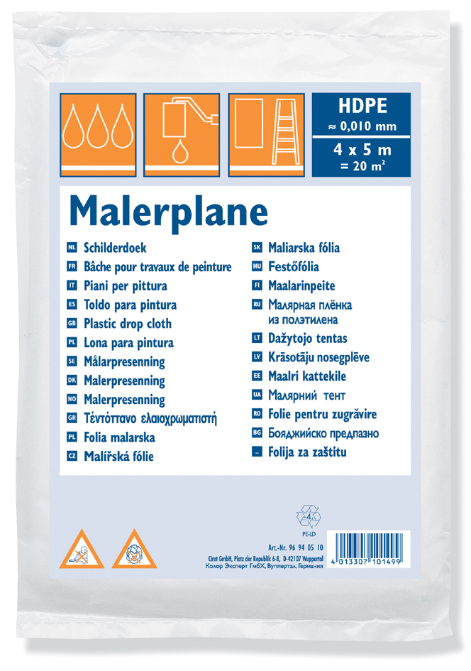 WESTEX Abdeckfolie, HDPE, 10 my, transparent, 4 x 5 m WESTEX Abdeckfolie, HDPE, 10 my, transparent, 4 x 5 m von westex