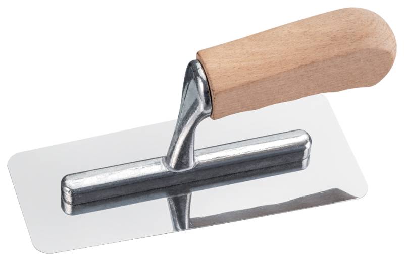 WESTEX Glättekelle Edelstahl, Venezianerform, 200 x 90/80 mm von westex