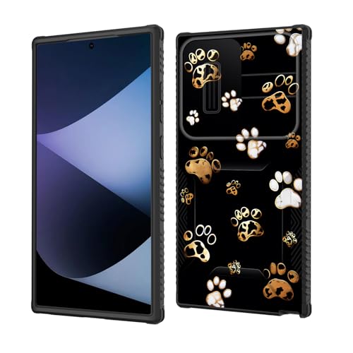 wiaekosef Schutzhülle für Galaxy S24 Ultra mit eingebauter Schiebe-Kamera-Objektivabdeckung, strapazierfähig, stoßfest, doppellagig, für Samsung Galaxy S24 Ultra 17,3 cm (6,8 Zoll) 2024, niedliche von wiaekosef