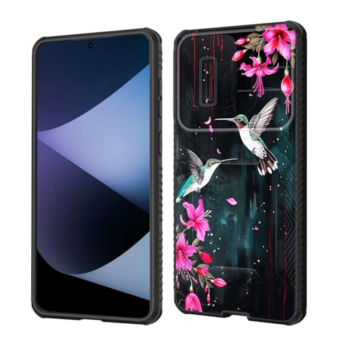 wiaekosef Schutzhülle für Galaxy S25 Edge, integrierte Schiebe-Kamera-Objektivabdeckung, strapazierfähig, stoßfest, doppellagig, Schutzhülle für Samsung Galaxy S25 Edge 2025, Blumenkolibri wiaekosef Schutzhülle für Galaxy S25 Edge, integrierte Schiebe-Kamera-Objektivabdeckung, strapazierfähig, stoßfest, doppellagig, Schutzhülle für Samsung Galaxy S25 Edge 2025, Blumenkolibri von wiaekosef