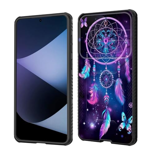 wiaekosef Schutzhülle für Galaxy S25 Edge, integrierte Schiebe-Kamera-Objektivabdeckung, strapazierfähig, stoßfest, doppellagig, Schutzhülle für Samsung Galaxy S25 Edge 2025, Schmetterling-Traumfänger wiaekosef Schutzhülle für Galaxy S25 Edge, integrierte Schiebe-Kamera-Objektivabdeckung, strapazierfähig, stoßfest, doppellagig, Schutzhülle für Samsung Galaxy S25 Edge 2025, Schmetterling-Traumfänger von wiaekosef