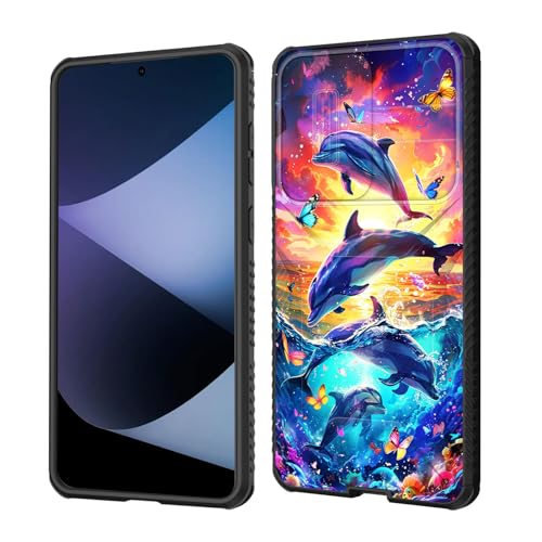 wiaekosef Schutzhülle für Galaxy S25 Edge, integrierte Schiebe-Kamera-Objektivabdeckung, strapazierfähig, stoßfest, doppellagig, für Samsung Galaxy S25 Edge 2025, Delfine und Schmetterlinge wiaekosef Schutzhülle für Galaxy S25 Edge, integrierte Schiebe-Kamera-Objektivabdeckung, strapazierfähig, stoßfest, doppellagig, für Samsung Galaxy S25 Edge 2025, Delfine und Schmetterlinge von wiaekosef