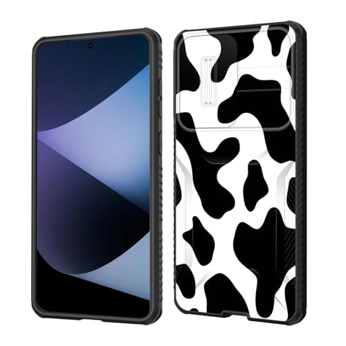 wiaekosef Schutzhülle für Galaxy S25 Edge, integrierte Schiebe-Kamera-Objektivabdeckung, strapazierfähig, stoßfest, doppellagig, für Samsung Galaxy S25 Edge 2025, Kuhmuster wiaekosef Schutzhülle für Galaxy S25 Edge, integrierte Schiebe-Kamera-Objektivabdeckung, strapazierfähig, stoßfest, doppellagig, für Samsung Galaxy S25 Edge 2025, Kuhmuster von wiaekosef