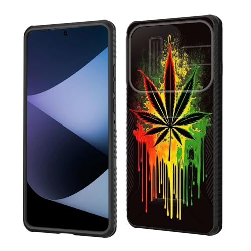 wiaekosef Schutzhülle für Moto Edge 2025, eingebauter Schiebe-Kamera-Objektivschutz, strapazierfähig, stoßfest, doppellagig, für Motorola Moto Edge 2025, Marihuana-Blattkraut wiaekosef Schutzhülle für Moto Edge 2025, eingebauter Schiebe-Kamera-Objektivschutz, strapazierfähig, stoßfest, doppellagig, für Motorola Moto Edge 2025, Marihuana-Blattkraut von wiaekosef