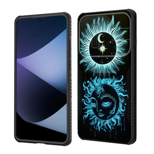 wiaekosef Schutzhülle für Moto Edge 2025, integrierte Schiebe-Kamera-Objektivabdeckung, strapazierfähig, stoßfest, doppellagig, Schutzhülle für Motorola Moto Edge 2025, Sonne und Mond wiaekosef Schutzhülle für Moto Edge 2025, integrierte Schiebe-Kamera-Objektivabdeckung, strapazierfähig, stoßfest, doppellagig, Schutzhülle für Motorola Moto Edge 2025, Sonne und Mond von wiaekosef