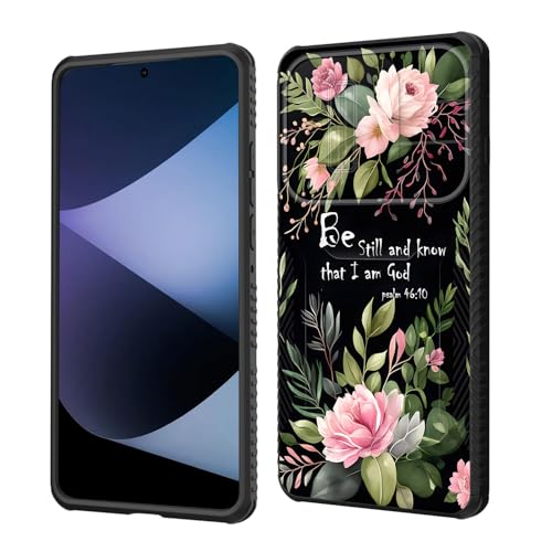 wiaekosef Schutzhülle für Moto Edge 2025, integrierter Schiebe-Kamera-Objektivschutz, strapazierfähig, stoßfest, doppellagig, Schutzhülle für Motorola Moto Edge 2025, Blumen-Bibelvers Psalm 46:10 wiaekosef Schutzhülle für Moto Edge 2025, integrierter Schiebe-Kamera-Objektivschutz, strapazierfähig, stoßfest, doppellagig, Schutzhülle für Motorola Moto Edge 2025, Blumen-Bibelvers Psalm 46:10 von wiaekosef