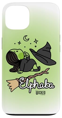 Hülle für iPhone 13 Wicked Logo Elphaba Daydreaming Playful Cartoon Style von wicked