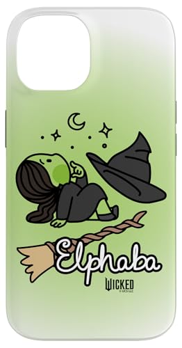 Hülle für iPhone 14 Wicked Logo Elphaba Daydreaming Playful Cartoon Style von wicked