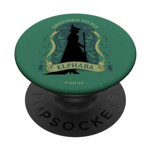 Wicked Elphaba Destined To Fly Silhouette PopSockets Klebender PopGrip von wicked