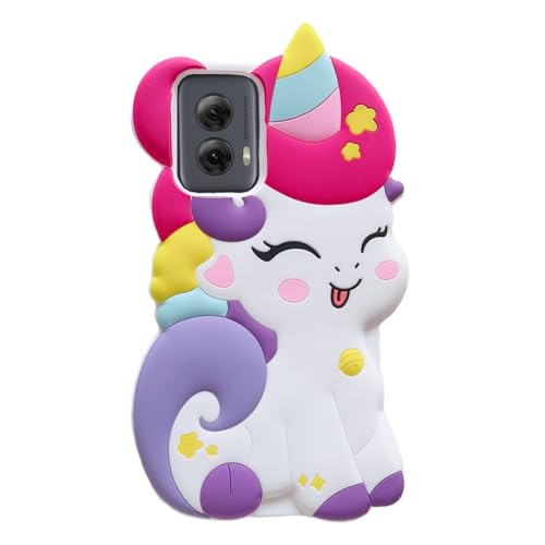 Weiche 3D-Schutzhülle für Moto G Power 5G 2024, Cartoon-Kawaii-Modefigur, Einhorn-Pferd, Kinder, Mädchen, Frauen, weiche Silikon-Schutzhülle für Moto G Power 5G 2024 Weiche 3D-Schutzhülle für Moto G Power 5G 2024, Cartoon-Kawaii-Modefigur, Einhorn-Pferd, Kinder, Mädchen, Frauen, weiche Silikon-Schutzhülle für Moto G Power 5G 2024 von wifantien