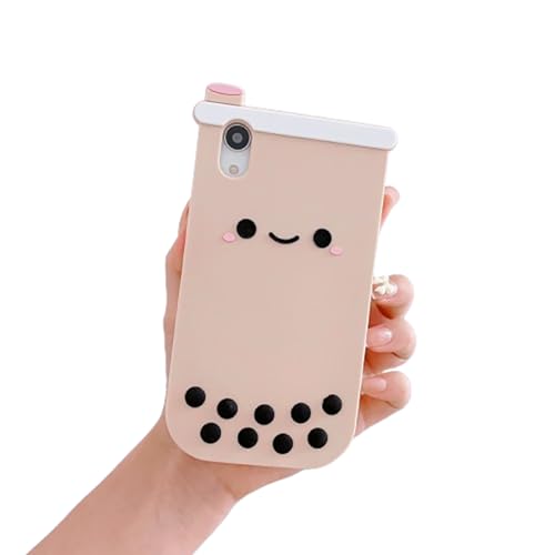 Wifantien 3D Boba Tea Schutzhülle für iPhone XR 6,1 Zoll, Kinder, Teenager, Mädchen, Frauen, weiche Silikonhülle von wifantien