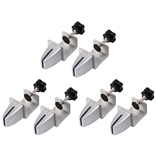 wiianoxd 6-Teilige Nieschutz-Klemmhalterung Schreibtisch-Trennwandklemme für 1/8-1-Dicke Acrylplatten wiianoxd 6-Teilige Nieschutz-Klemmhalterung Schreibtisch-Trennwandklemme für 1/8-1-Dicke Acrylplatten von wiianoxd