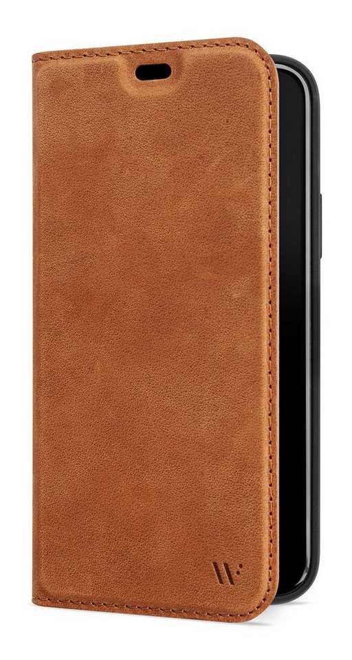 wiiuka Handyhülle Hülle für iPhone 15 Pro Max Klapphülle Leder Case Tasche Klapptasche, Klapphülle Handgefertigt - Deutsches Leder, Premium Case von wiiuka