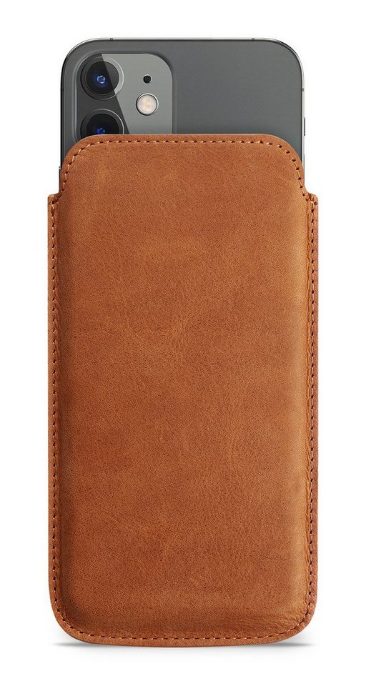 wiiuka Handyhülle sliiv MORE Hülle für iPhone 12 / 12 Pro, Tasche Handgefertigt - Echt Leder, Premium Case von wiiuka