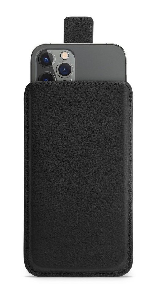 wiiuka Handyhülle sliiv SNAP Hülle für iPhone 12 Pro Max, Tasche Handgefertigt - Echt Leder, Premium Case von wiiuka