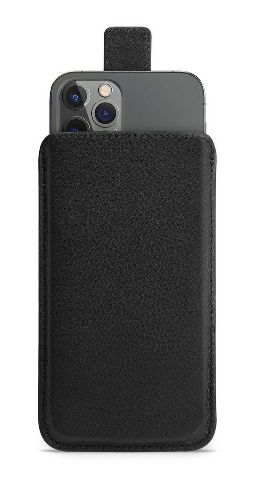 wiiuka Handyhülle sliiv SNAP Hülle für iPhone 13 Pro Max, Tasche Handgefertigt - Echt Leder, Premium Case von wiiuka