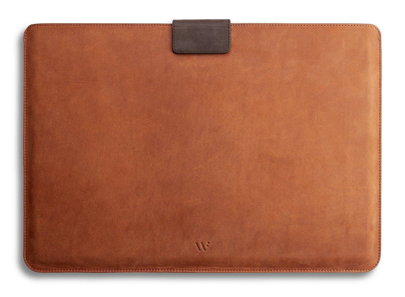 wiiuka Laptop-Hülle sliiv SNAP MORE MacBook Pro 14“ Tasche Leder, Ledertasche Handgefertigt - Echt Leder, Premium Qualität von wiiuka