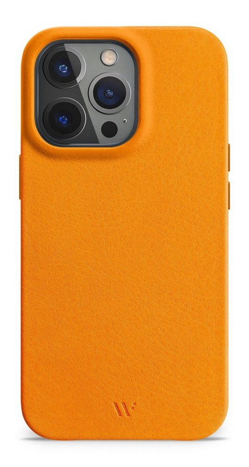 wiiuka Smartphone-Hülle skiin FRUIT Handyhülle für iPhone 14 Pro Max, Handgefertigt - Deutsches Leder, Premium Case von wiiuka