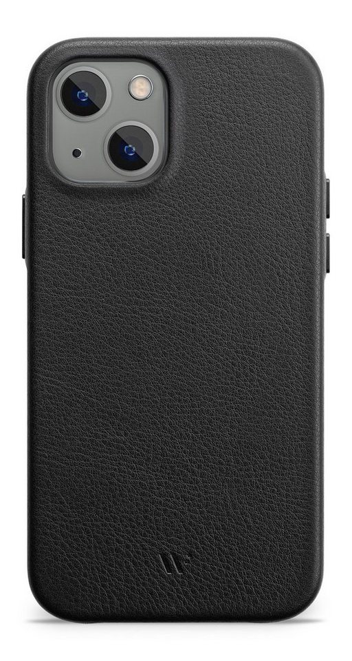 wiiuka Smartphone-Hülle skiin Handyhülle für iPhone 13 mini, Handgefertigt - Deutsches Leder, Premium Case von wiiuka