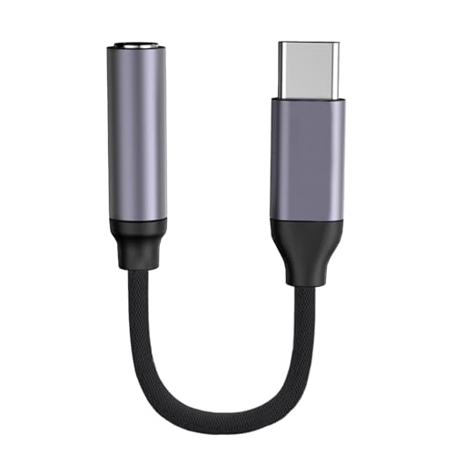 wilcractk Adapter Klinke – Robuster USB-C zu 3,5mm Klinke Adapter mit geflochtenem Kabel, langlebig und Flexibler Anschluss für Kopfhörer und Lautsprecher wilcractk Adapter Klinke – Robuster USB-C zu 3,5mm Klinke Adapter mit geflochtenem Kabel, langlebig und Flexibler Anschluss für Kopfhörer und Lautsprecher von wilcractk
