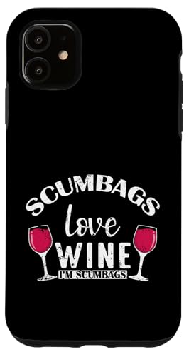 Drecksäcke lieben Wein Ich bin Drecksäcke Hülle für iPhone 11 Drecksäcke lieben Wein Ich bin Drecksäcke Hülle für iPhone 11 von wine alcohol vine wine cellar grape drink vine
