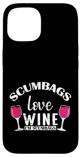 Drecksäcke lieben Wein Ich bin Drecksäcke Hülle für iPhone 15 Drecksäcke lieben Wein Ich bin Drecksäcke Hülle für iPhone 15 von wine alcohol vine wine cellar grape drink vine