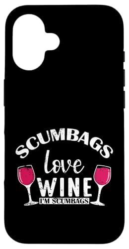 Drecksäcke lieben Wein Ich bin Drecksäcke Hülle für iPhone 16 Drecksäcke lieben Wein Ich bin Drecksäcke Hülle für iPhone 16 von wine alcohol vine wine cellar grape drink vine