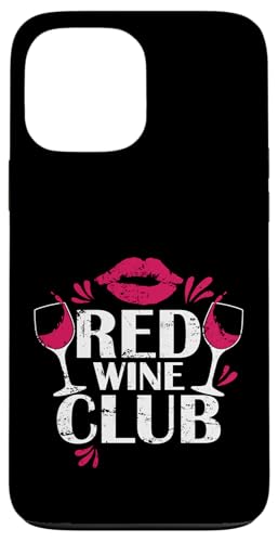 Rotweinclub Hülle für iPhone 13 Pro Max von wine alcohol vine wine cellar grape drink vine