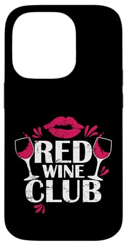 Rotweinclub Hülle für iPhone 14 Pro von wine alcohol vine wine cellar grape drink vine