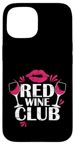 Rotweinclub Hülle für iPhone 15 von wine alcohol vine wine cellar grape drink vine