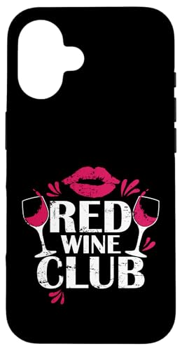 Rotweinclub Hülle für iPhone 16 von wine alcohol vine wine cellar grape drink vine