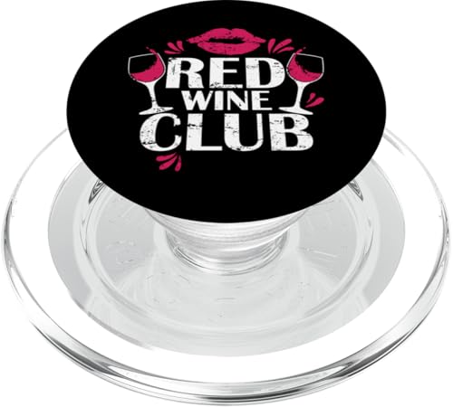 Rotweinclub PopSockets PopGrip für MagSafe Rotweinclub PopSockets PopGrip für MagSafe von wine alcohol vine wine cellar grape drink vine