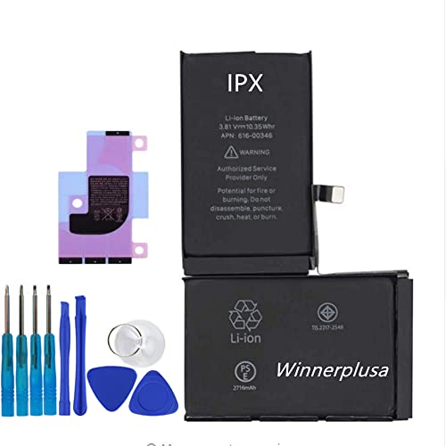 Winnerplusa Akku kompatibel für iPhone x von winnerplusa
