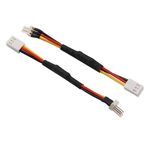 10 x 3-poliger Computer-PC-Lüfter-Geschwindigkeitsreduzierer, geräuscharmes Verlängerungskabel-Adapter für PC-CPU-Kühler von winwill