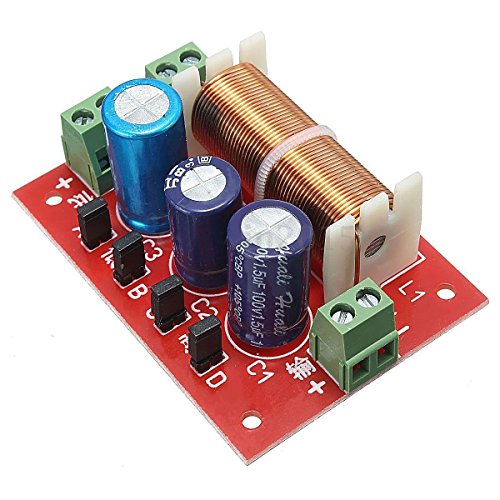 2Pcs Ajustable Höhen/Bass Frequenzteiler 2-Wege Lautsprecher Audio Crossover Filter von winwill