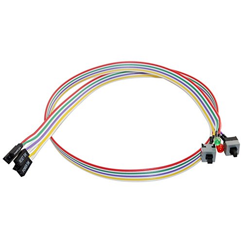 4in1 PC Power-Reset-Schalter HDD Motherboards LED Kabel Licht-Draht-Kit für Computer- von winwill