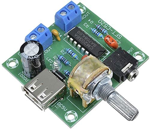 Winwill® PM2038 2X5W Stereo Audio Verstärker Board 5V USB Netzteil Einstellbare Lautstärke von winwill