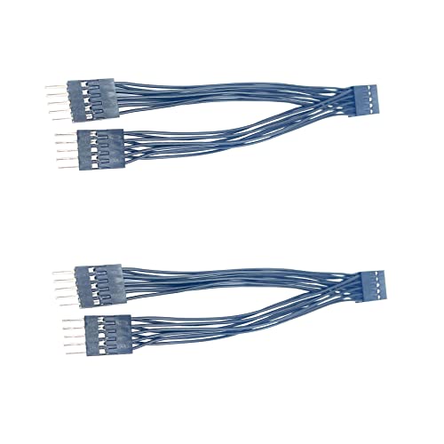 winwill 2 x Motherboard USB Y Splitter Kabel, USB 2.0 9-Pin auf 2 9-Pin Kabel Verlängerung Port USB Kabel für Computer Motherboard… von winwill