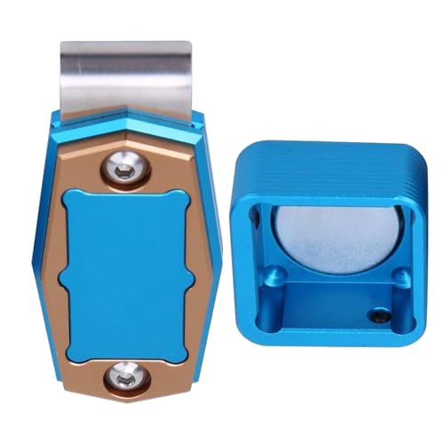 wiroouia Magnetischer Kreidehalter Für Billard - Queuekreidehalter,Rostfreies Queue Zubehör Für Tischsport Spieler & Anfänger Mit Rutschfestem Griff von wiroouia
