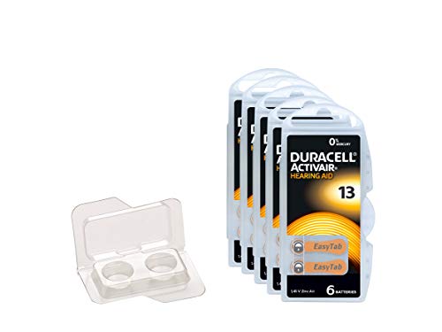 Activair Typ 13 Hörgerätebatterien Orange 30er Pack - Hochleistungsbatterien Quecksilberfrei für Längere Haltbarkeit Kompatibel mit Hörgeräten von wns-emg-world