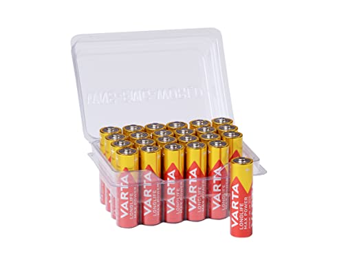 Varta Longlife Max Power kompatibel mit AAA Micro Alkaline Batterien (LR3, 24 Stück) | Leistungsstark & Langlebig | Ideal für Fernbedienung, Spielzeug, Taschenlampe & mehr von wns-emg-world