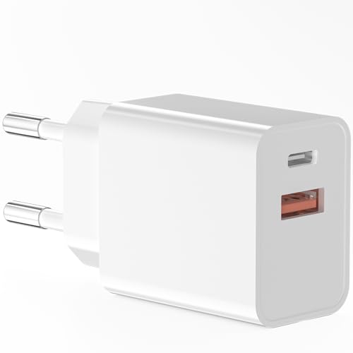 USB C Ladegerät,20W 2 Port USB C Adapter mit USB-C und USB-A Schnellladegerät Reise USBC Ladegerät PD3.0 Ladegerät Kompatibel mit i Phone 16/16 Pro/16 Pro Max/16 Plus/15/14/13/SE/Pro/ipad Weiß USB C Ladegerät,20W 2 Port USB C Adapter mit USB-C und USB-A Schnellladegerät Reise USBC Ladegerät PD3.0 Ladegerät Kompatibel mit i Phone 16/16 Pro/16 Pro Max/16 Plus/15/14/13/SE/Pro/ipad Weiß von woednx