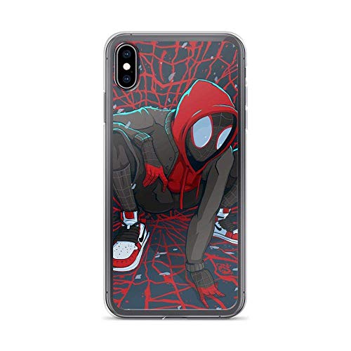 wogehote Kompatibel mit iPhone 6 Plus/6S Plus Hülle, Miles Morales Spiderman Hoodie Filme Super Heroes Pure Clear Phone Cases Cover von wogehote