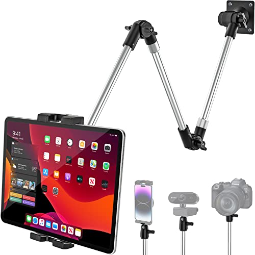 woleyi Verstellbare Tablet-Wandhalterung – 89.9 cm (35 Zoll) faltbare Armhalterung für Handy, iPad-Halterung für Wand, Webcam-Ständer, Kamerahalterung, Schalter, 10.2-33333.0.0.6-3 cm cm Gerät ES von woleyi