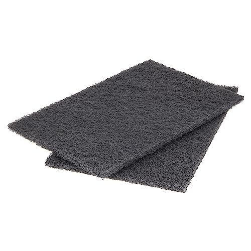 wolfcraft 2 Schleifvlies-Pads 150 x 230 x 10 mm fein - 5900000 - Zum Anschleifen, Entrosten und Polieren von Holz- und Metall-Oberflächen - Körnung: 800 von wolfcraft