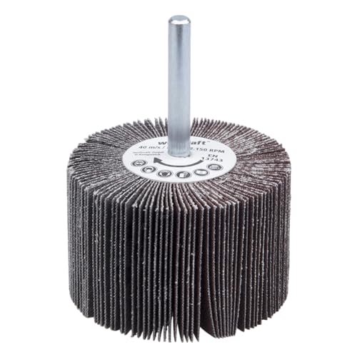 wolfcraft Fächerschleifer I 2035000 I Körnung 150 I ø60x40 mm I Schleifaufsatz für Bohrmaschinen I für Holz, Metall und Farbe I Polierzubehör wolfcraft Fächerschleifer I 2035000 I Körnung 150 I ø60x40 mm I Schleifaufsatz für Bohrmaschinen I für Holz, Metall und Farbe I Polierzubehör von wolfcraft
